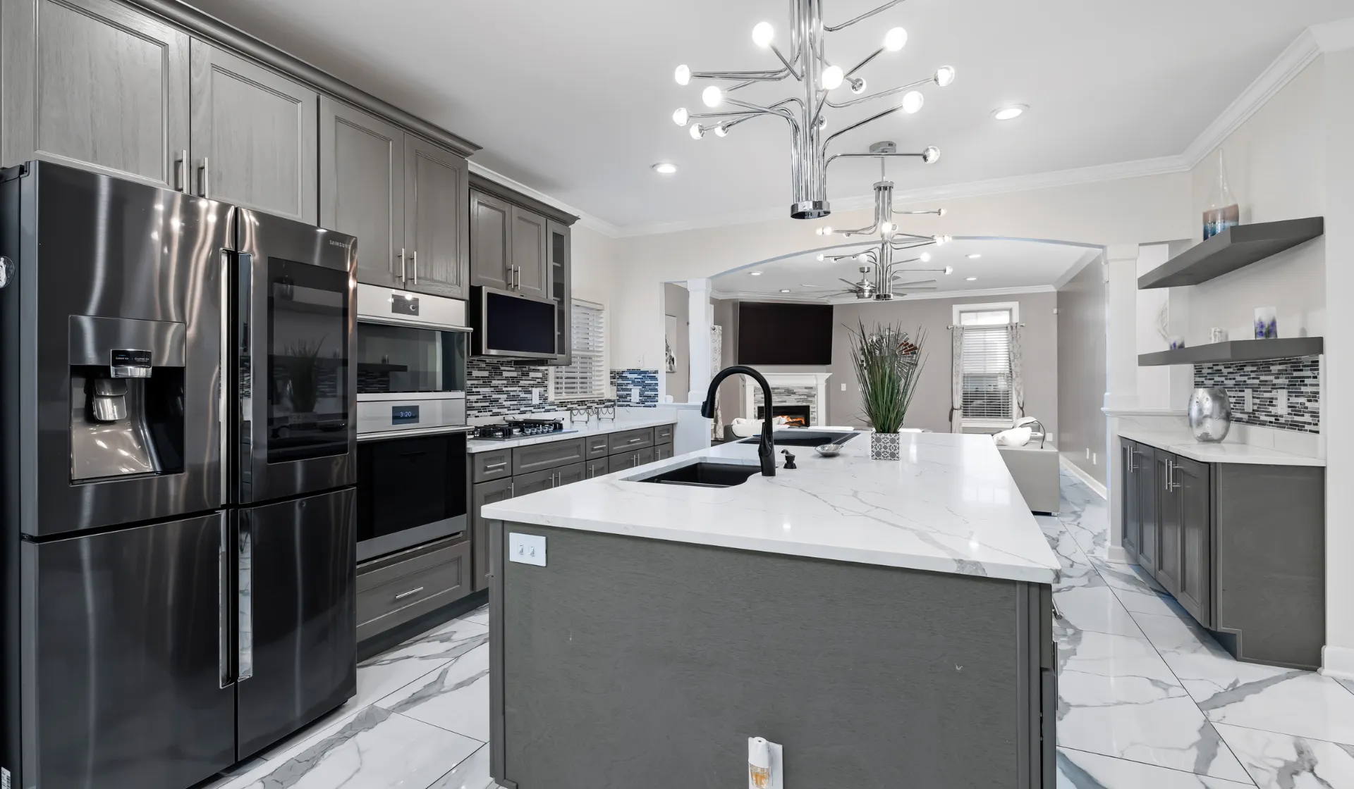 Modern kitchen and cabinetry setting — showroom-focused digital marketing approach by LeadGulls
